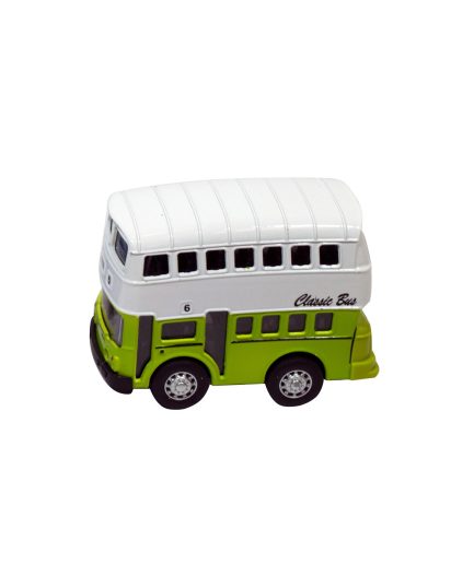 Omnibus de 2 Pisos de Juguete Die Cast 8 cm
