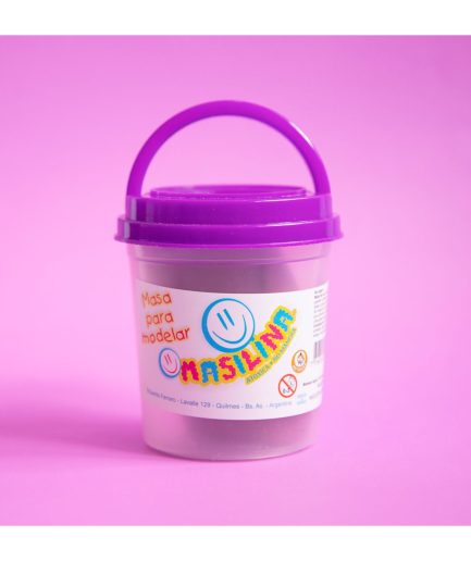 Juguetes Masilina Pote de Masa para Moldear Violeta 150 g