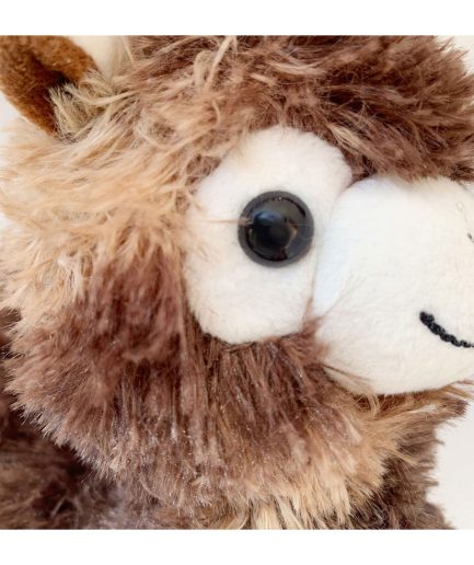 Peluche Térmico Llama Marrón Fur Buddies