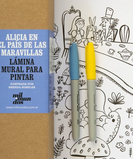 Láminas murales para pintar Mil Mundos