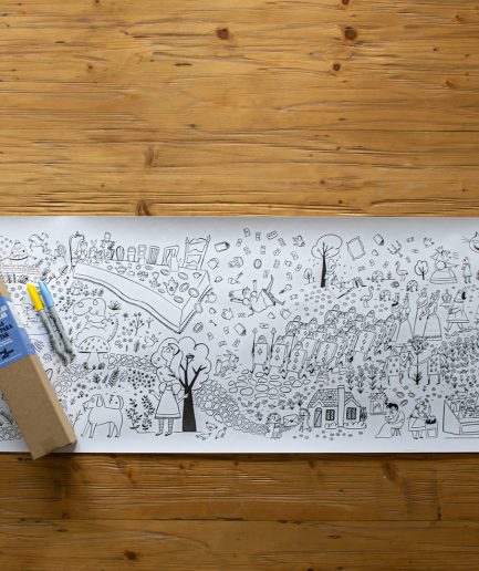 Láminas murales para pintar Mil Mundos