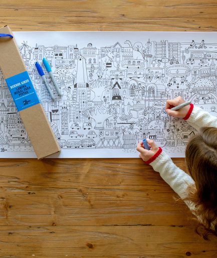 Láminas murales para pintar Mil Mundos