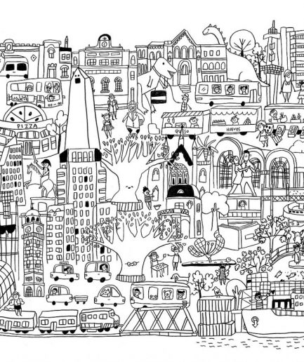 Desplegables para pintar Mil Mundos