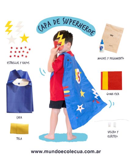 Kit mi disfraz de Superhéroe