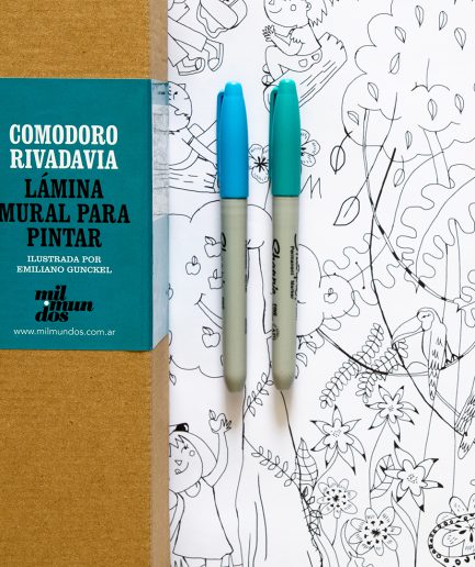 Láminas murales para pintar Mil Mundos