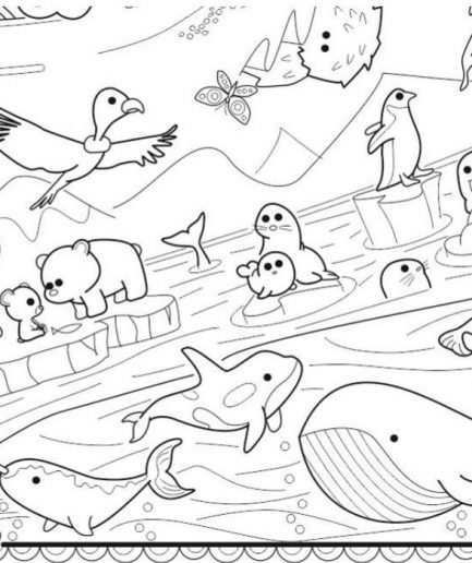 Lona Animales de Tela de Papel para Pintar y Lavar