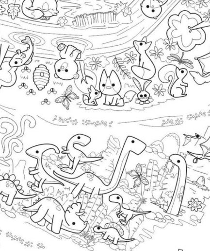 Lona Animales de Tela de Papel para Pintar y Lavar