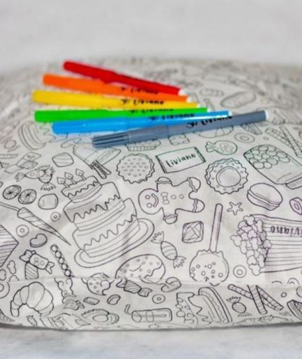 Almohadones de Tela de Papel para Pintar y Lavar