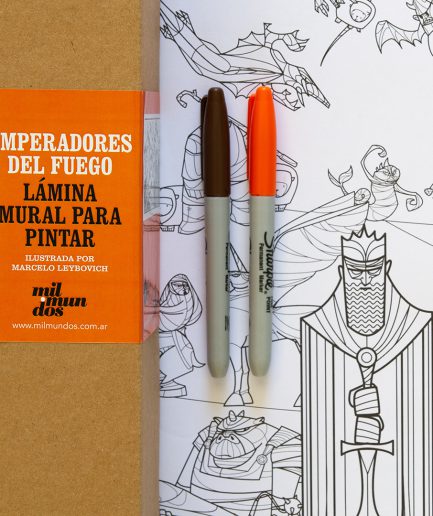 Láminas murales para pintar Mil Mundos