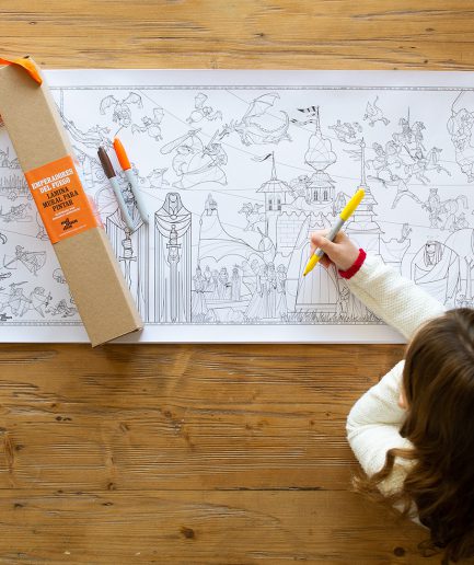 Láminas murales para pintar Mil Mundos