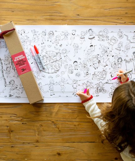 Láminas murales para pintar Mil Mundos