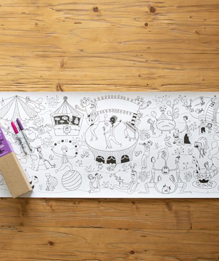 Láminas murales para pintar Mil Mundos