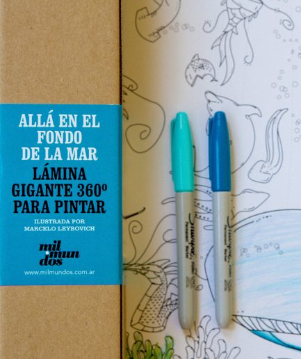 Láminas gigantes 360º para pintar Mil Mundos