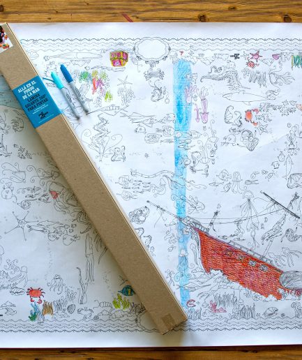 Láminas gigantes 360º para pintar Mil Mundos