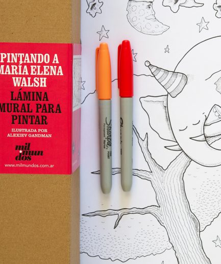 Láminas murales para pintar Mil Mundos