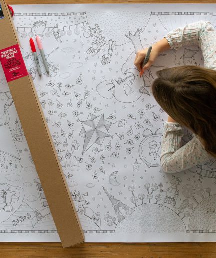 Láminas gigantes 360º para pintar Mil Mundos