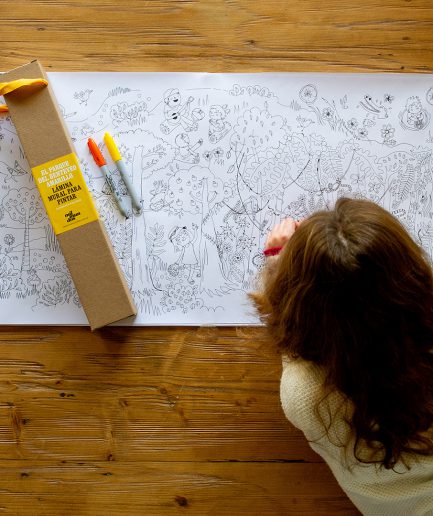 Láminas murales para pintar Mil Mundos