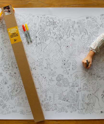 Láminas gigantes 360º para pintar Mil Mundos