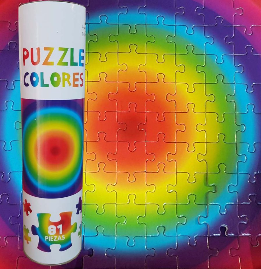 Puzzle cromático 81 piezas