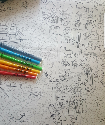 Lona de América de tela de papel para pintar y lavar