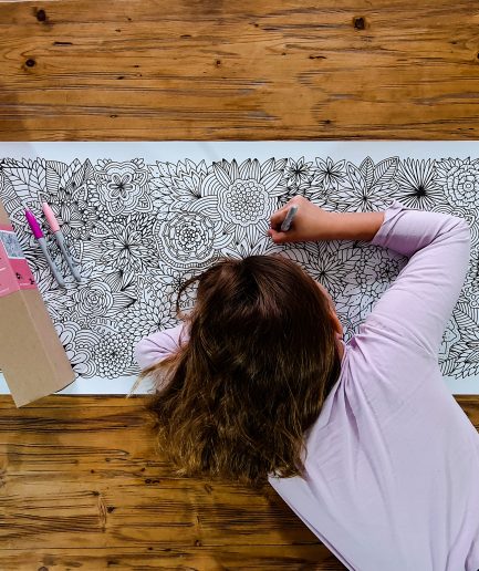 Láminas murales para pintar Mil Mundos