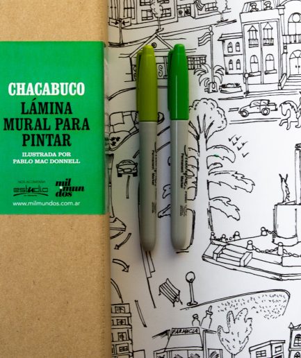 Láminas murales para pintar Mil Mundos