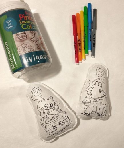 Muñequitos para pintar y lavar