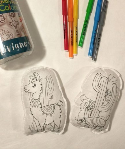 Muñequitos para pintar y lavar