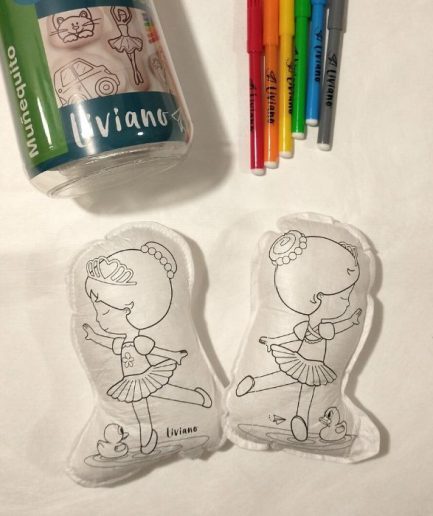 Muñequitos para pintar y lavar