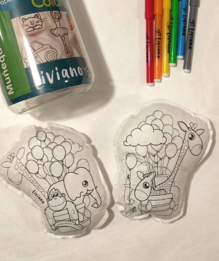Muñequitos para pintar y lavar