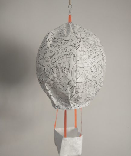 Globo Aerostático para colorear