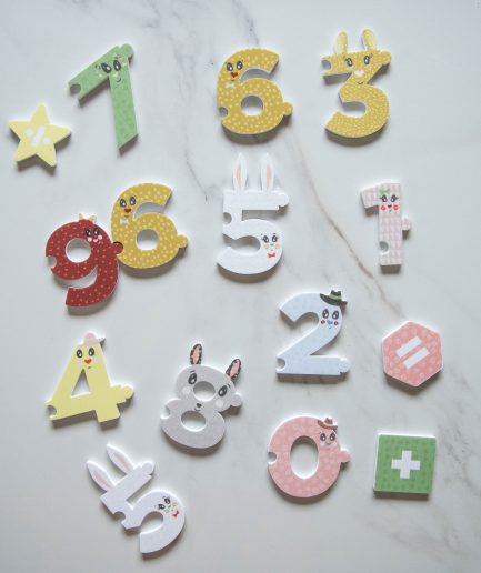 Números para jugar en el agua