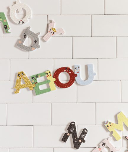 Vocales para jugar en el agua