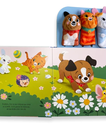 ¡Buenas noches! con mis 3 títeres de dedos