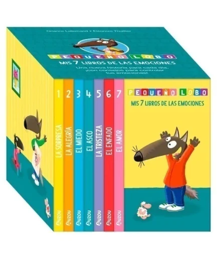Pequeño Lobo box: Mis 7 libros de las emociones