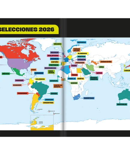Los países del mundial 2026