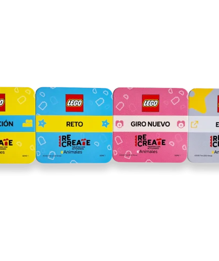 Lego Recreate tarjetas con actividades