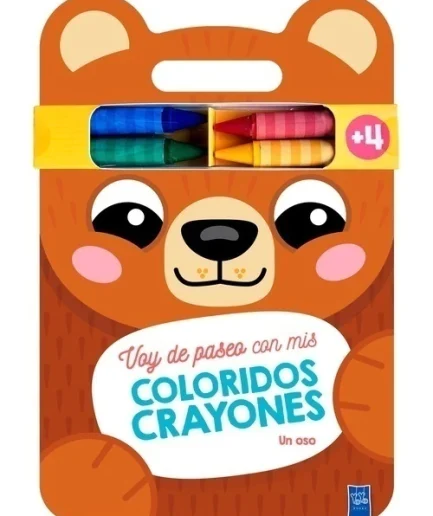 Voy de paseo con mis coloridos crayones