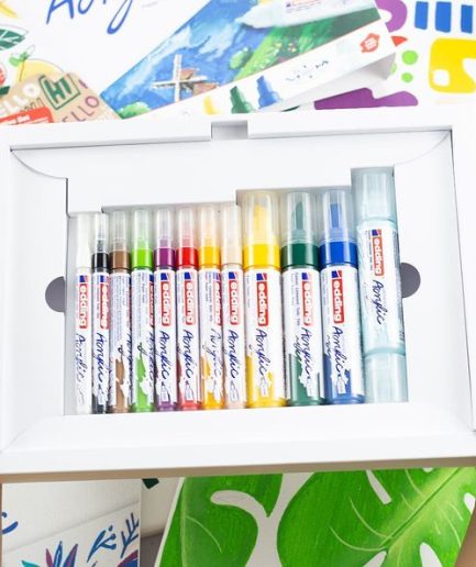 Sets de marcadores acrílicos edding