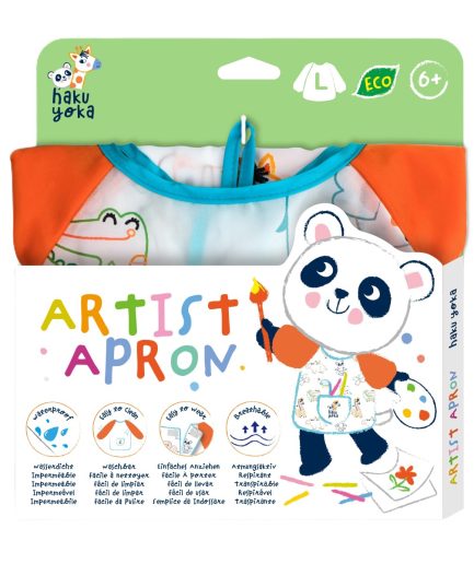 Delantal de Artista Haku Yoka 12 Pz en 2 Talles con Exhibidor