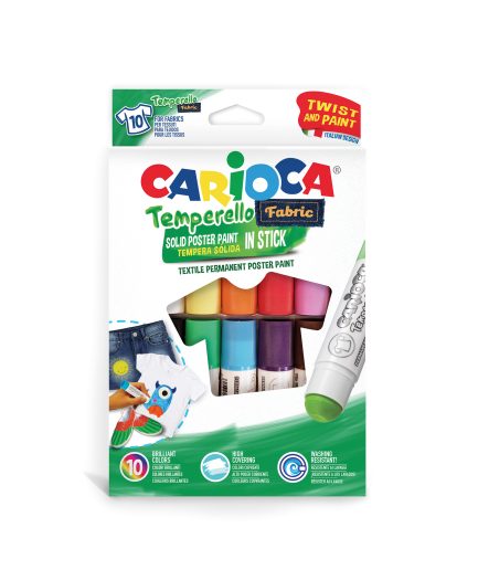 Témperas Sólidas para Tela Temperello Carioca x 10