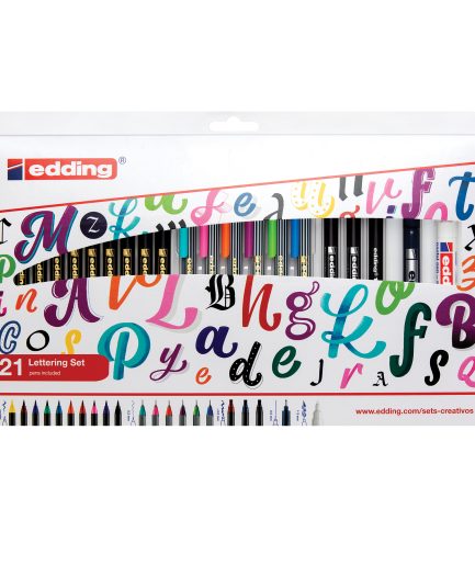 edding Lettering set