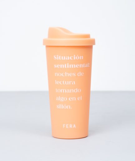 Vasos plásticos 500 ml. Tapa antiderrame