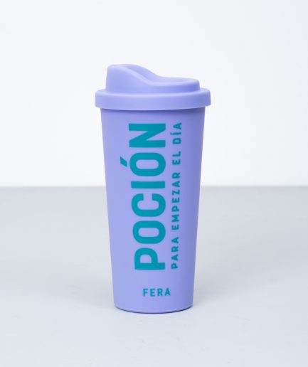 Vasos plásticos 500 ml. Tapa antiderrame