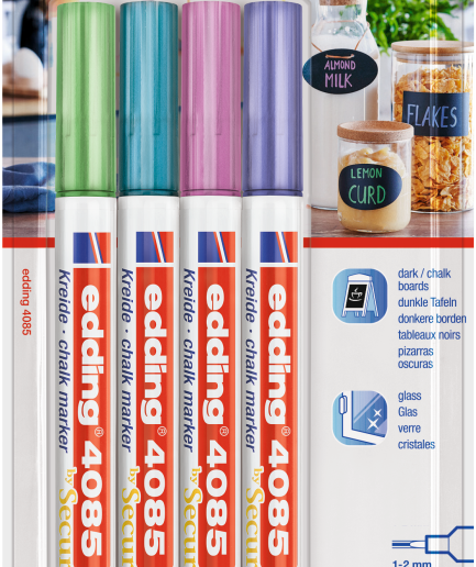 Marcadores de tiza líquida edding 4085