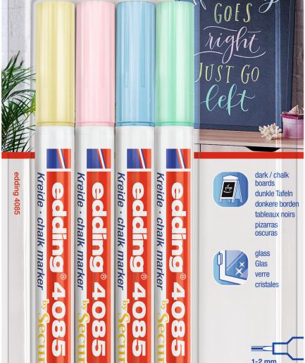 Marcadores de tiza líquida edding 4085