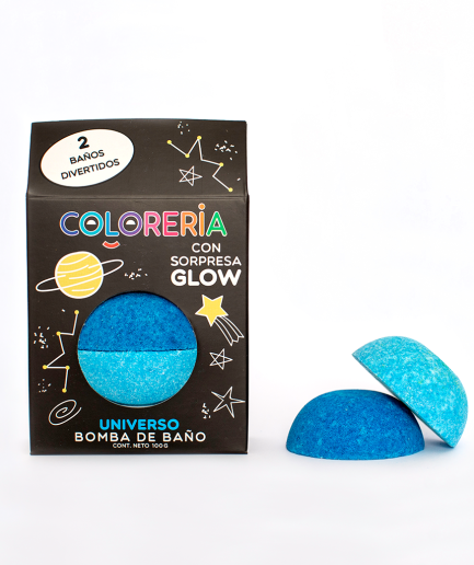Bomba de baño con sorpresa Glow
