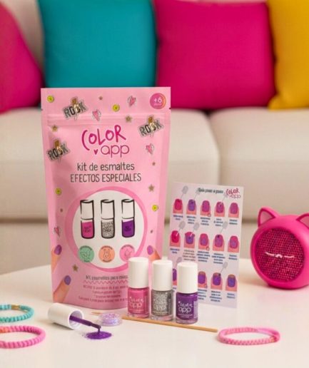 Juegos Deco uñas con esmaltes de colores y efectos