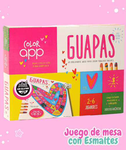 Guapas, Juego de Mesa con esmaltes