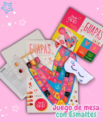 Guapas, Juego de Mesa con esmaltes